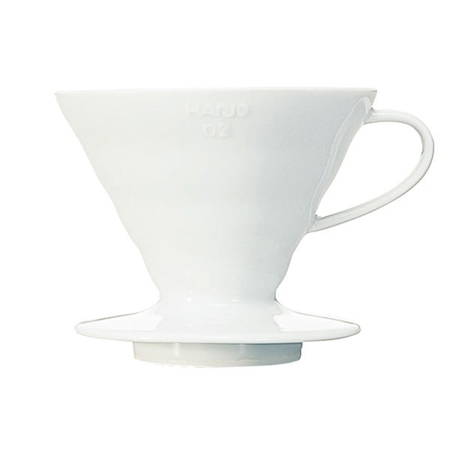 Zaparzacz do Kawy Dripper Hario Drip V60-02 Ceramiczny Biały